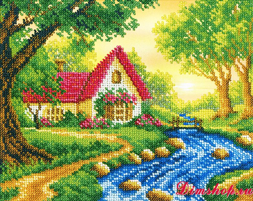 Вышивка домик искусница Вышивка домик искусница