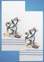 Design Works T212926 Cat Towels