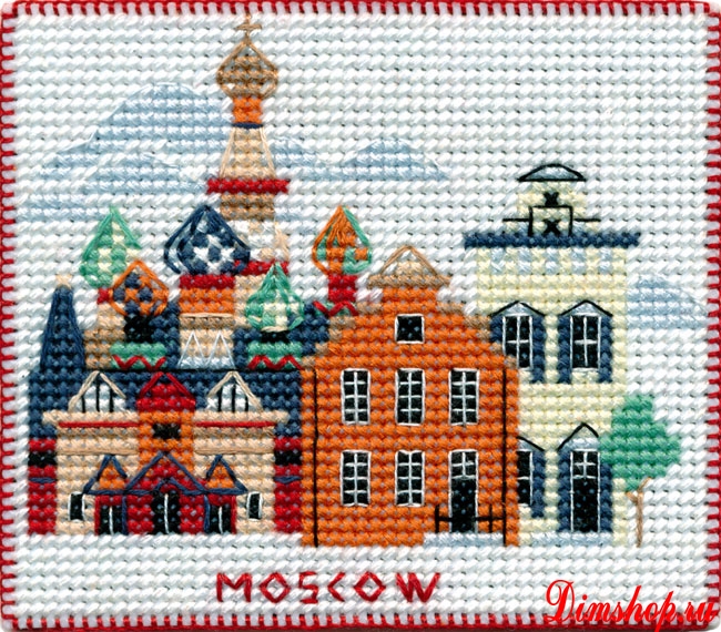 Набор для вышивания Овен 1064 Столицы мира. Москва