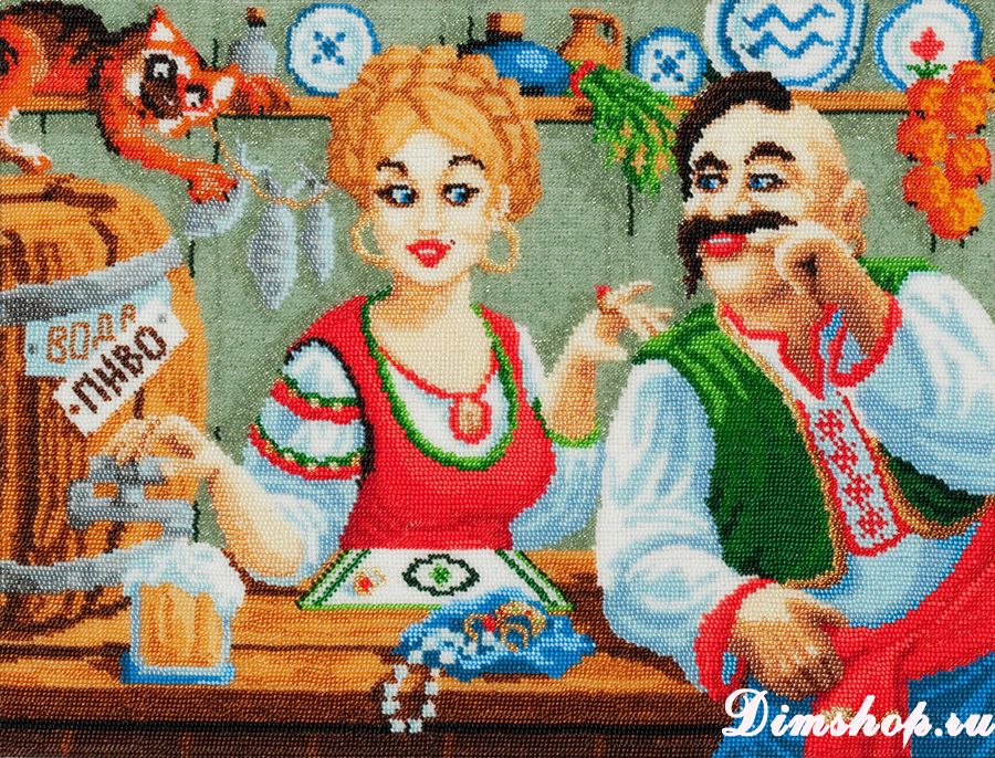 Схема вышивки бисером золотые ручки